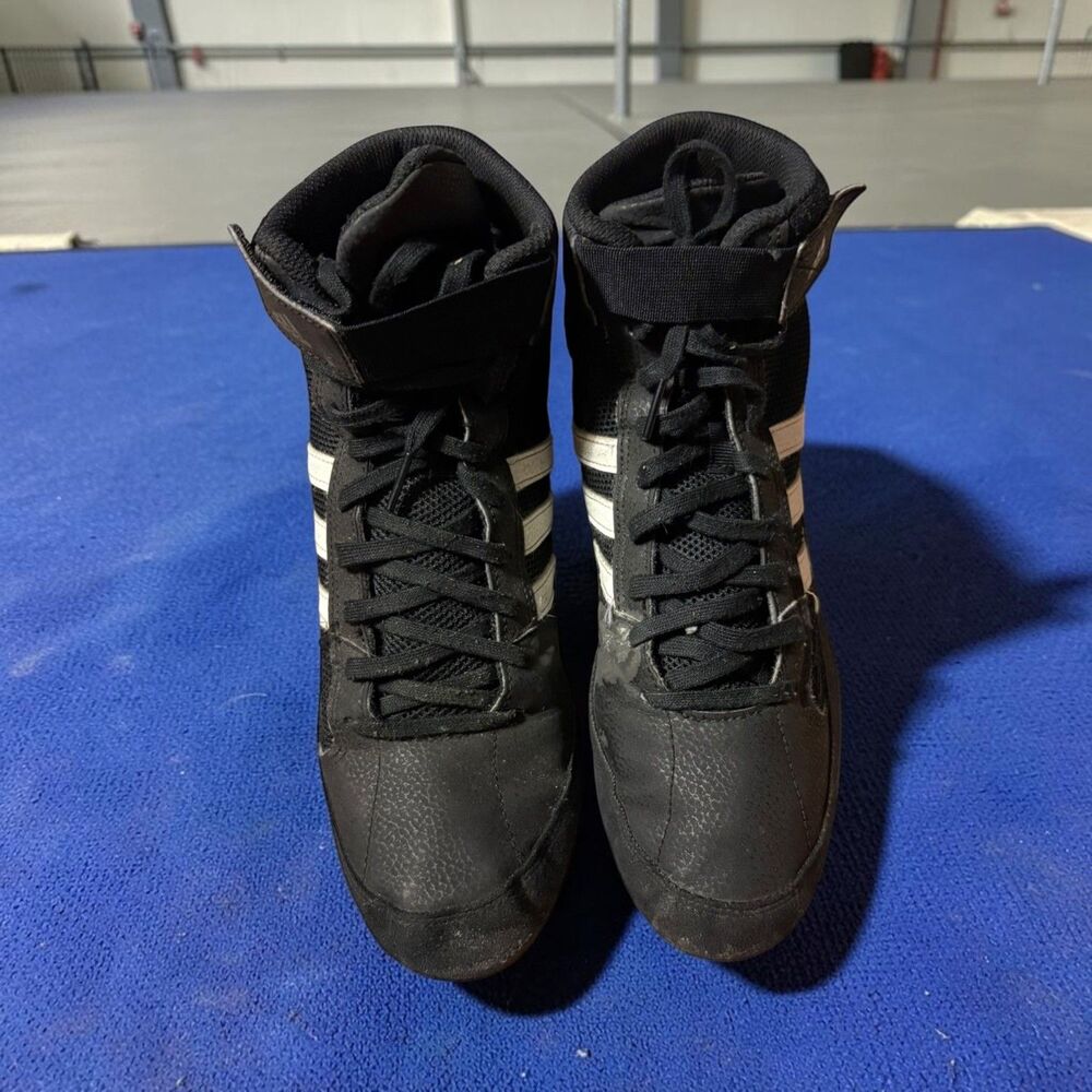 Adidas HVC Men’s Size 11 Black White Wrestling MMA Shoes AQ3325